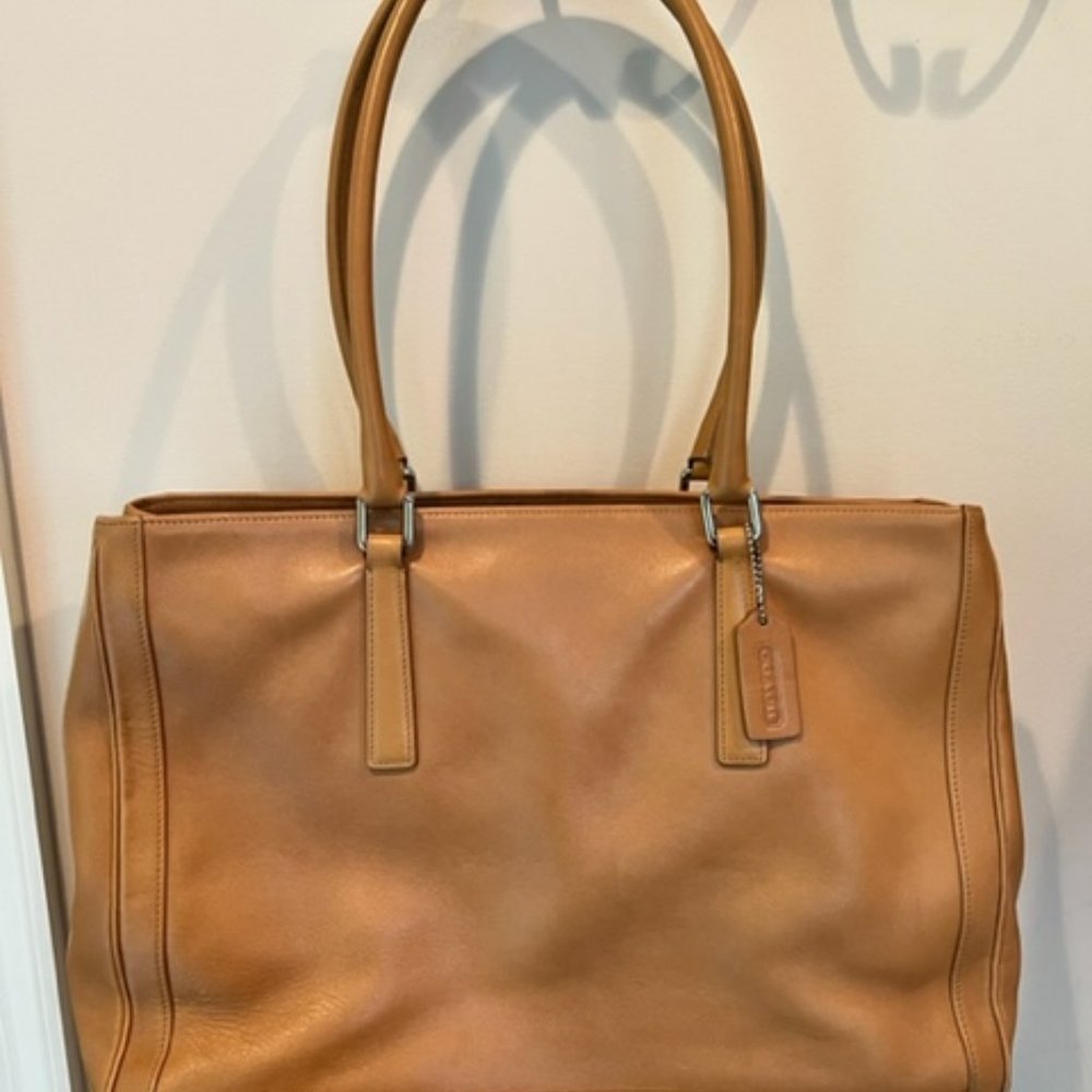 Coach Leather Tote Bag